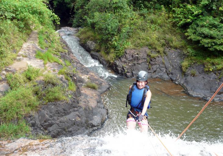 Canyoning tour at Datanla Falls in Da Lat Vietnam