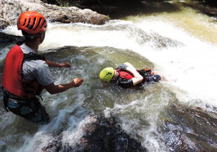 Canyoning tour at Datanla Falls in Da Lat Vietnam