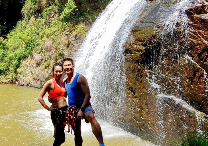 Canyoning tour at Datanla Falls in Da Lat Vietnam